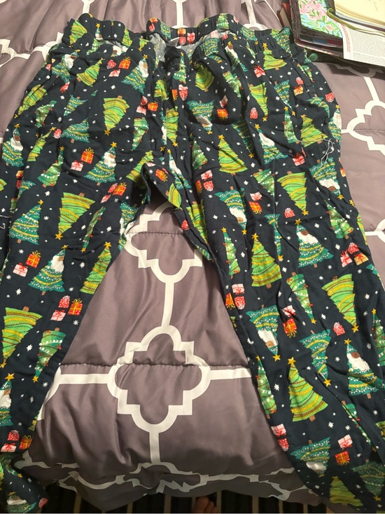 Old Navy Other - Women’s Christmas Tree Print Pajama Pants - Navy & Green